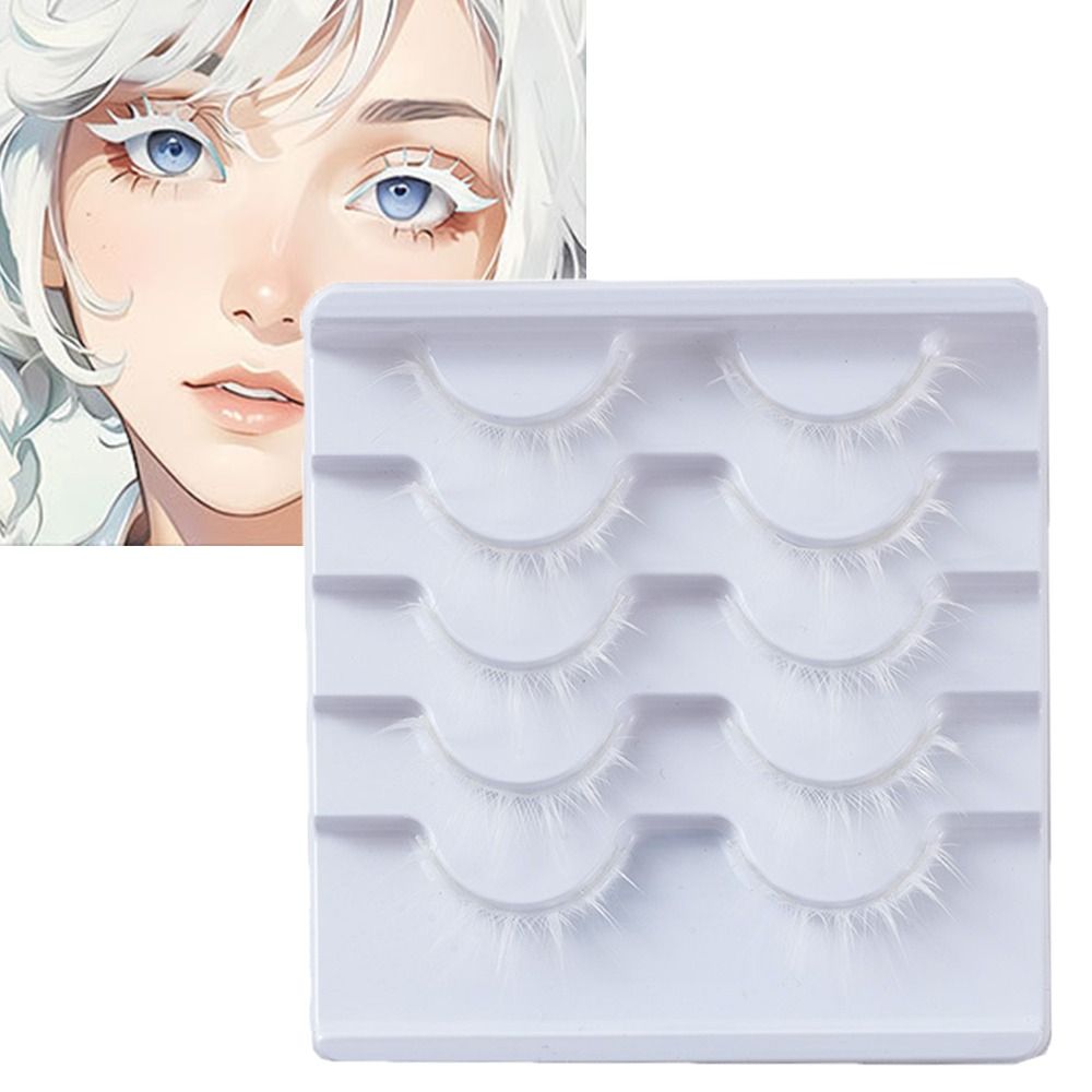 Eyelash Extension Japanese Style - Bulu mata Anime putih populer gaya