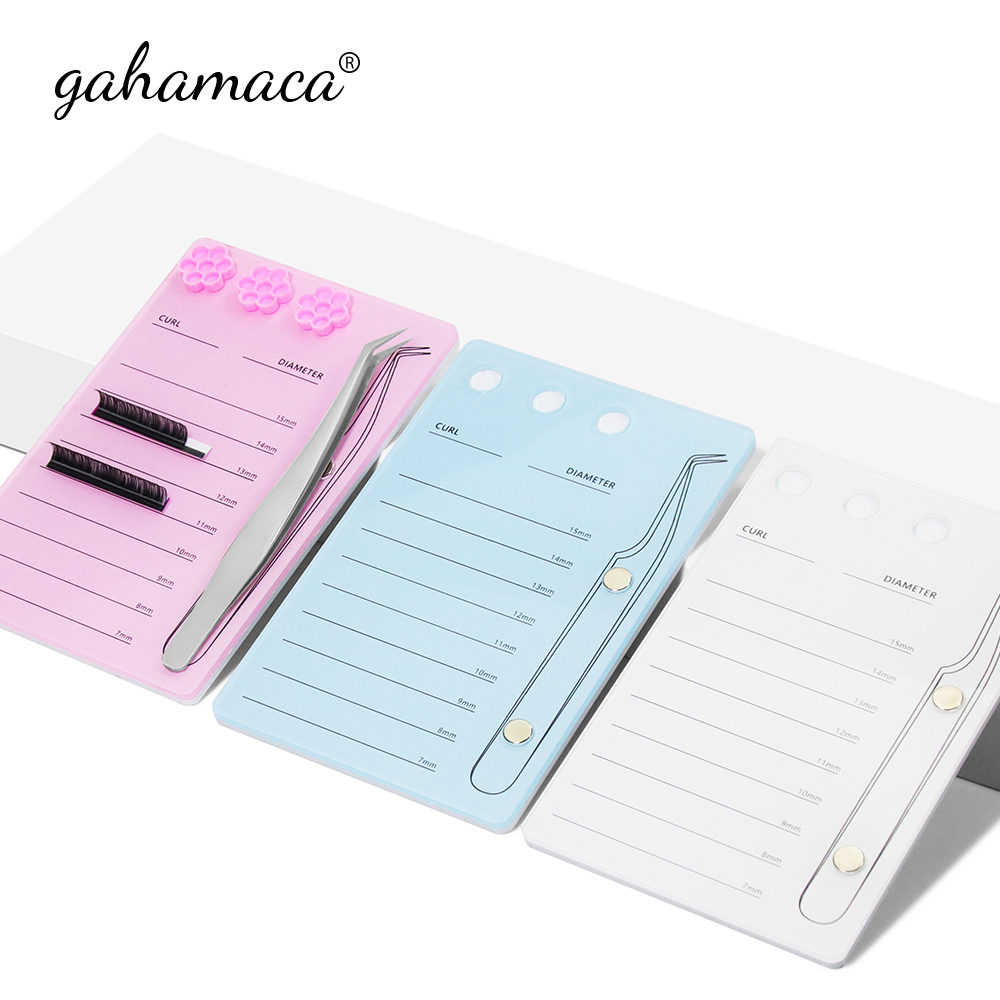 Lash Tile Palette - GAHAMACA dudukan bulu mata akrilik, bantalan