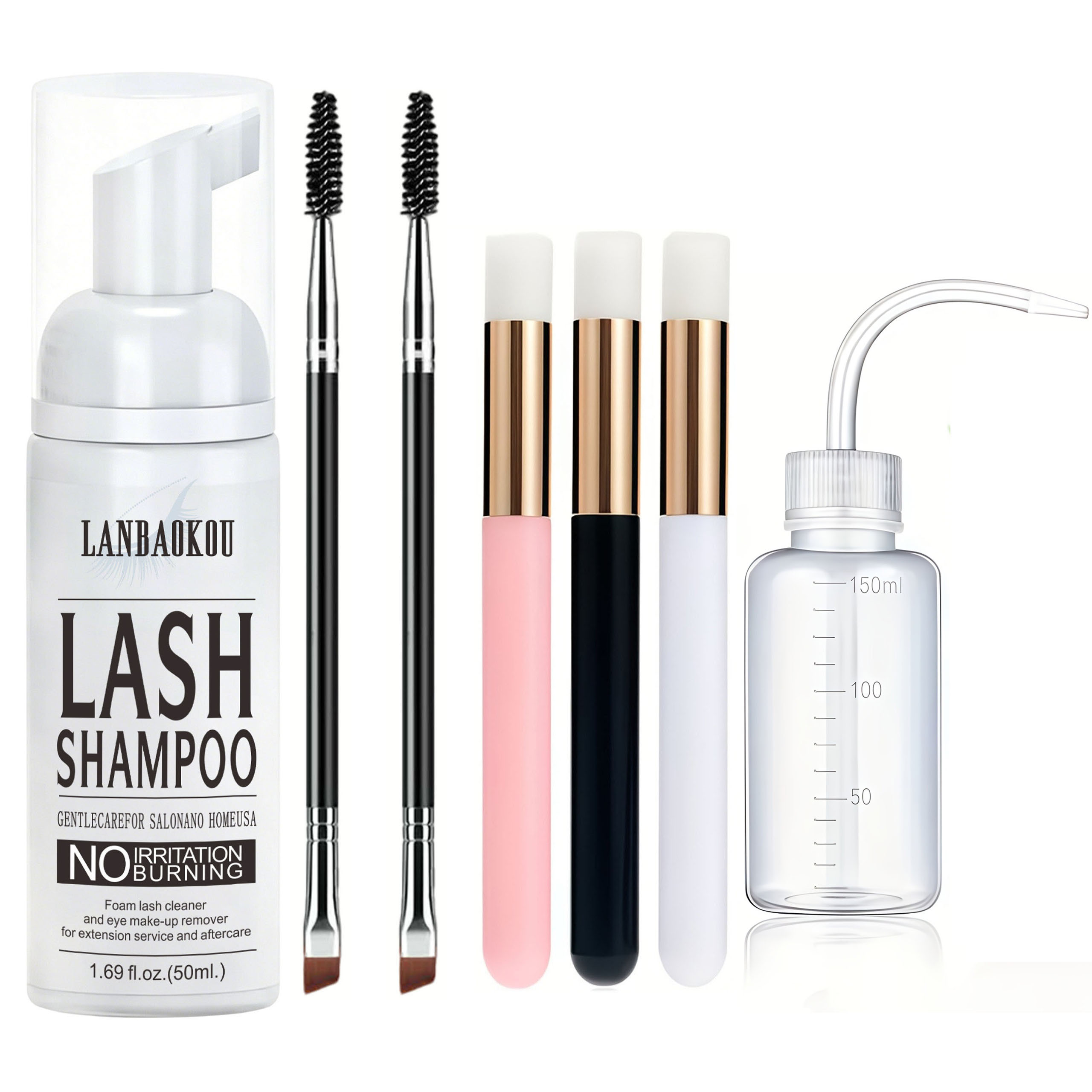 Eyelash Extension Cleaning - Sampo Bulu Mata 50ML + Sikat