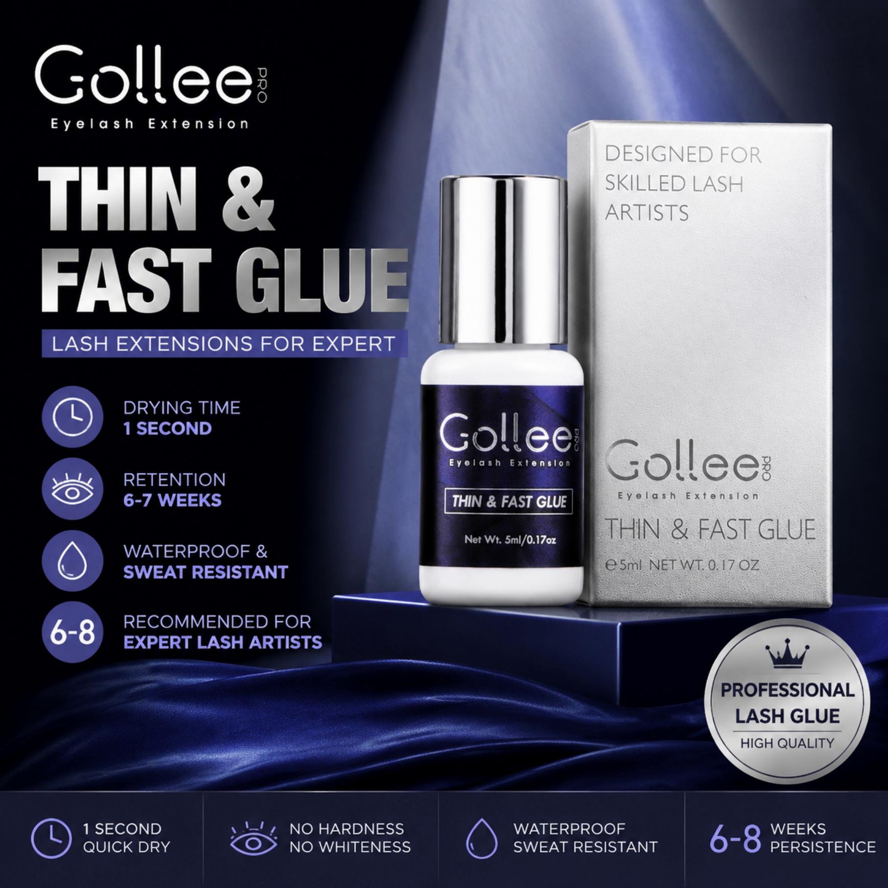 Eyelash Extension Glue For Sensitive Eyes - Gollee untuk Mata Sensitif 5ml 1S