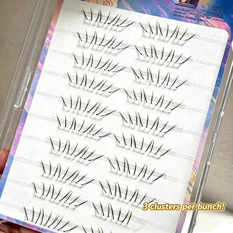 Eyelash Extension Cluster - Set Bulu Mata Palsu Alami Natural
