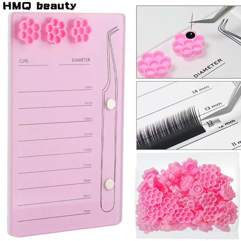 Lash Tile Palette - Tempat Bulu Mata Akrilik Pelat Skala