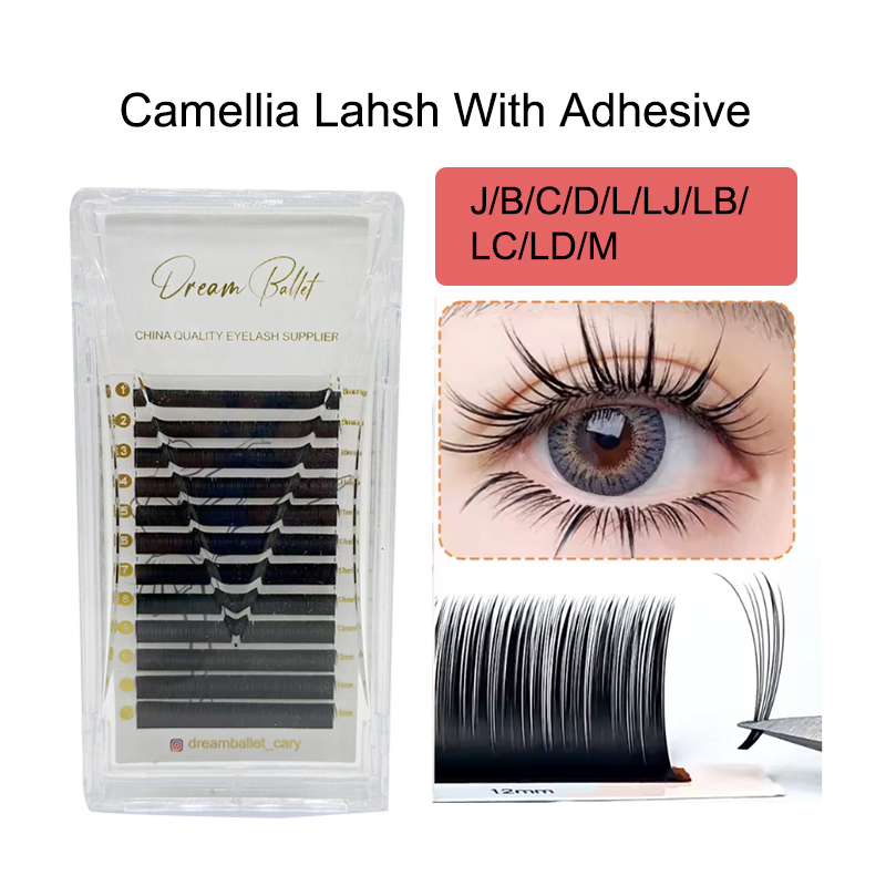 Eyelash Extension For Asian Eyes - Bulu Mata Dream Ballet Camellia dengan