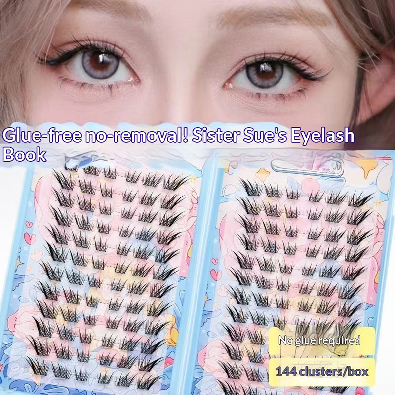 Eyelash Extension Glue For Sensitive Eyes - 120 Cluster Tidak Perlu Lem Bulu