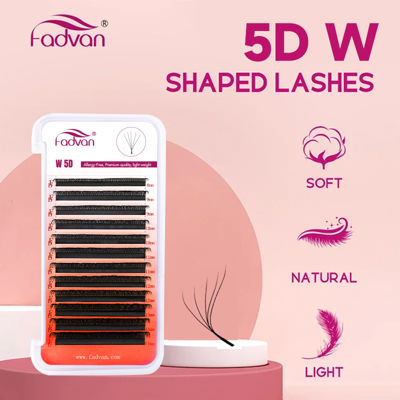 Faux Mink Lash - FADVAN Ringan 5D W Berbentuk 0.07Mm