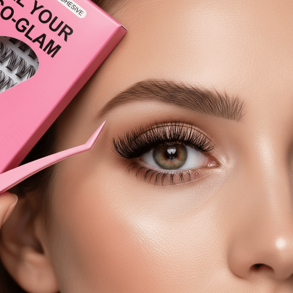 Eyelash Extension Cluster - Kit Ekstensi Bulu Mata Alami DIY,