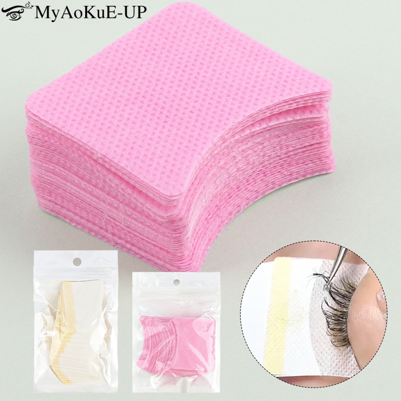 Eyelash Extension Cleaning - 40 Buah Bantalan Katun Penghilang Ekstensi