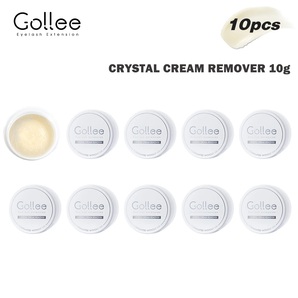 Eyelash Extension Glue For Sensitive Eyes - Gollee 5/10 PCS Krim Penghilang Lem