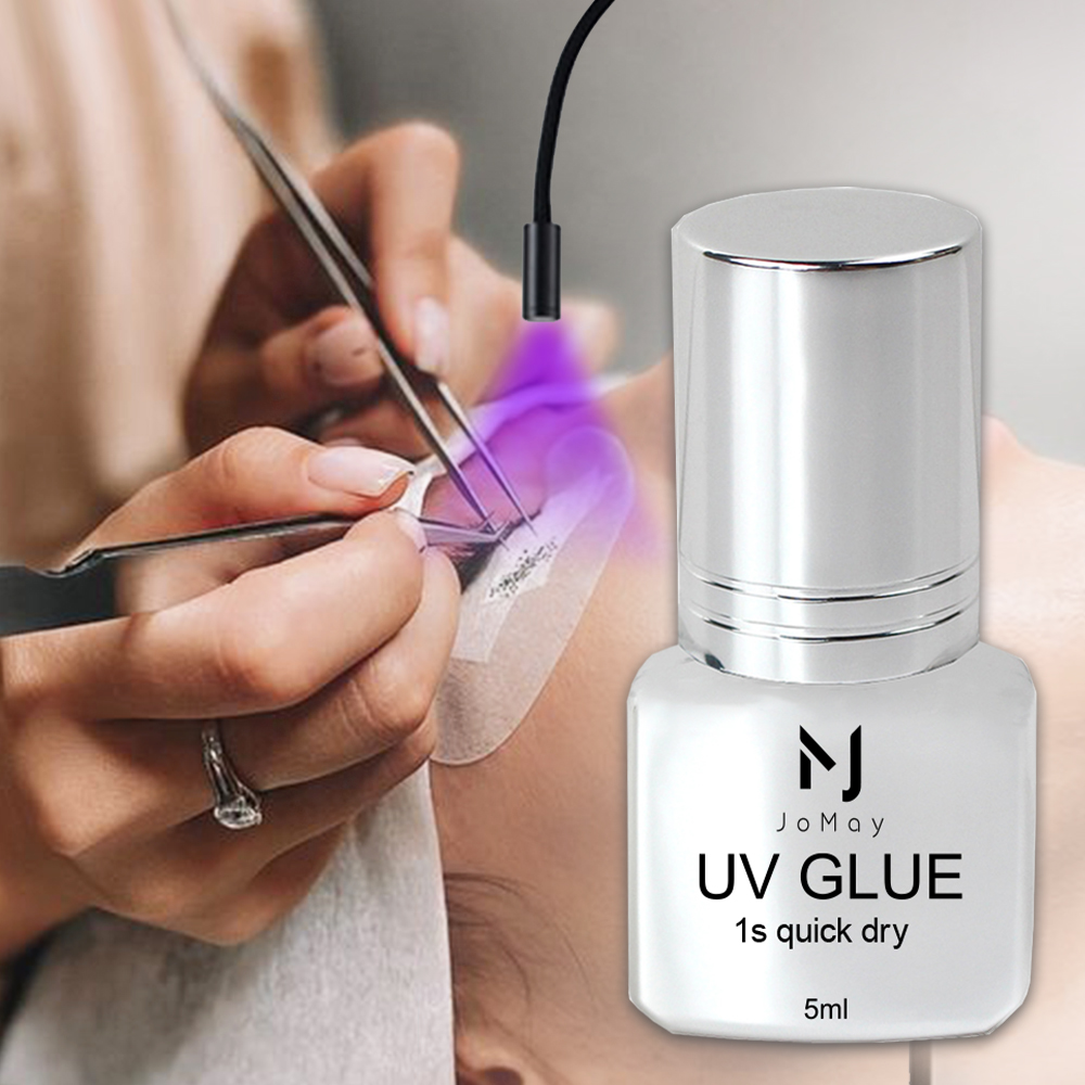 Eyelash Extension Glue For Sensitive Eyes - JOMAY lem UV ekstensi bulu mata,
