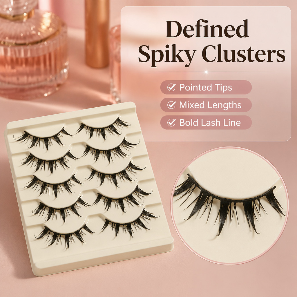 Bulu Mata Palsu Cosplay 5 Buah - Eyelash Extension Japanese Style ulasan dan harga