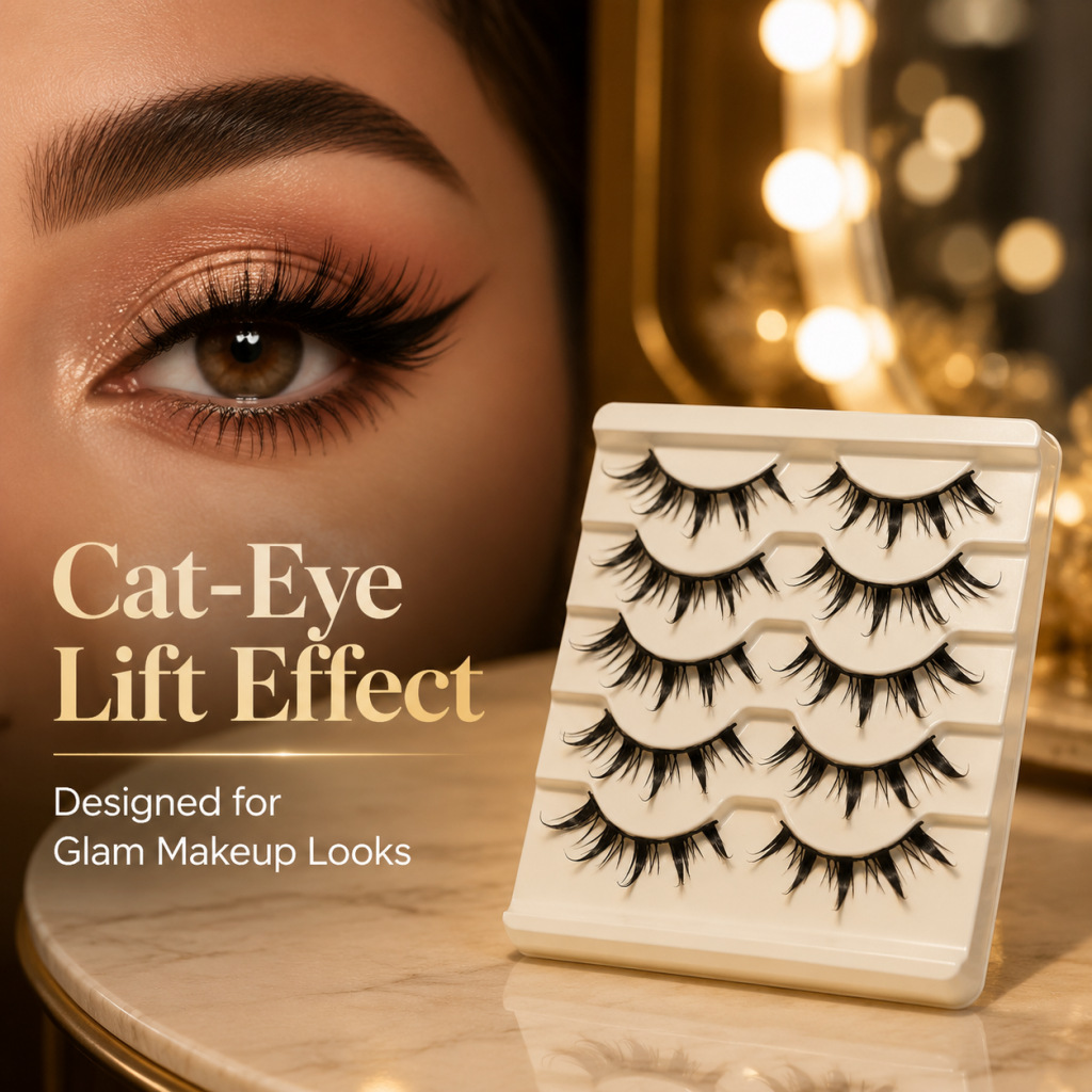 Bulu Mata Palsu Cosplay 5 Buah - Eyelash Extension Japanese Style ulasan dan harga