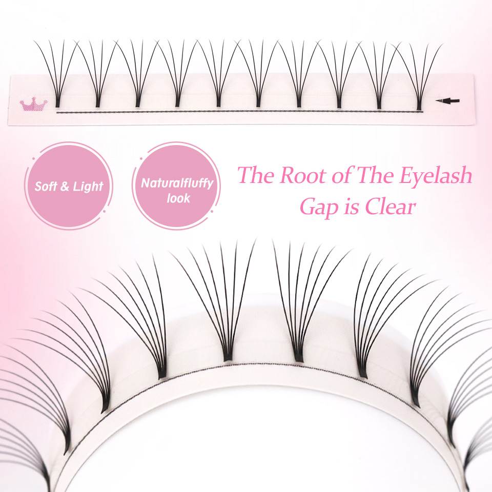 AGUUD kipas Volume buatan alam - Eyelash Extension For Asian Eyes ulasan dan harga