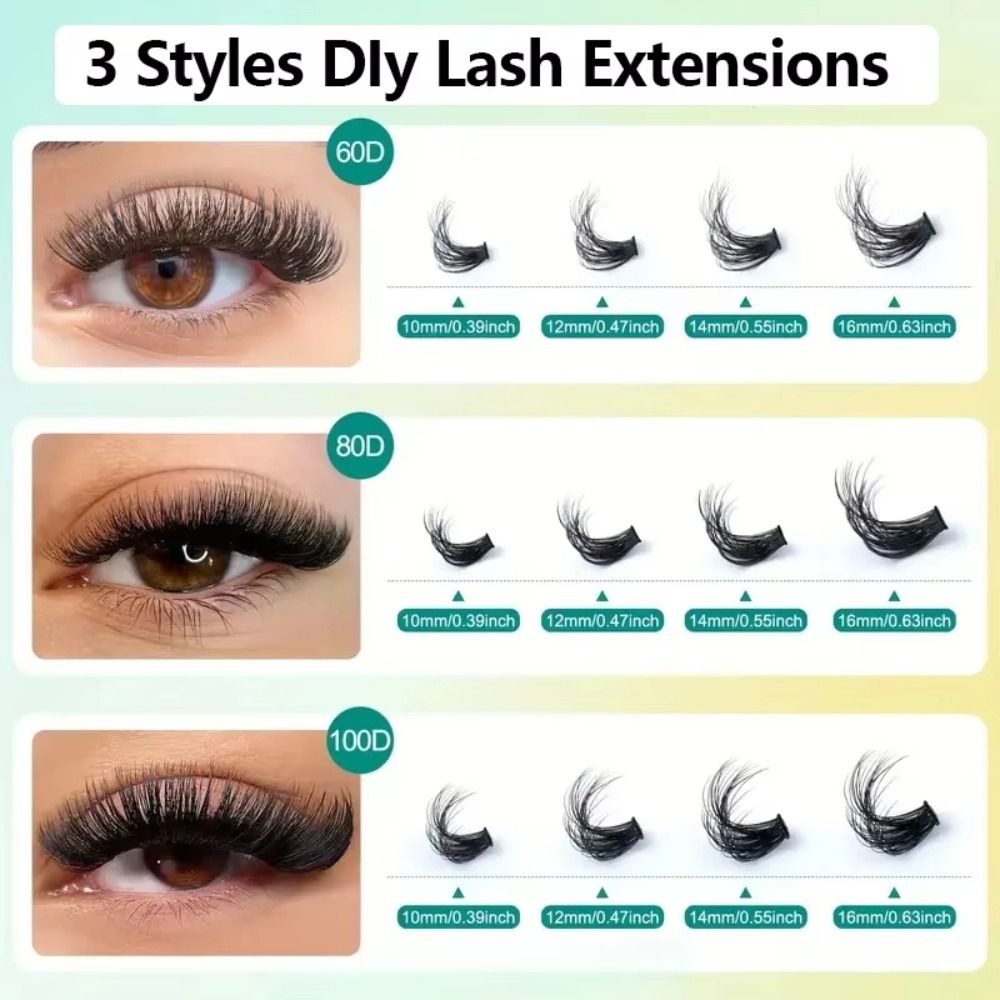 Bulu Mata Palsu Natural Look B - Eyelash Extension Cluster ulasan dan harga