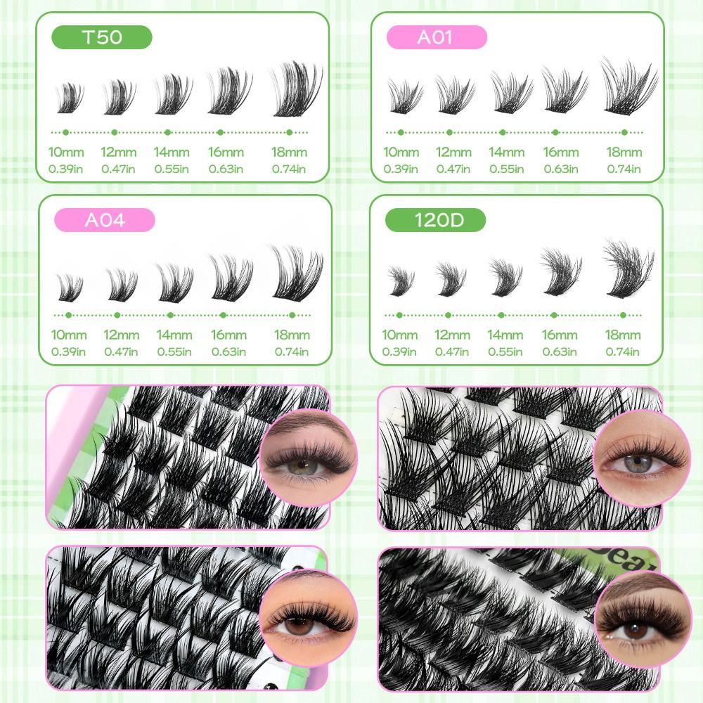 Bulu Mata Palsu Natural Look W - Eyelash Extension Cluster ulasan dan harga