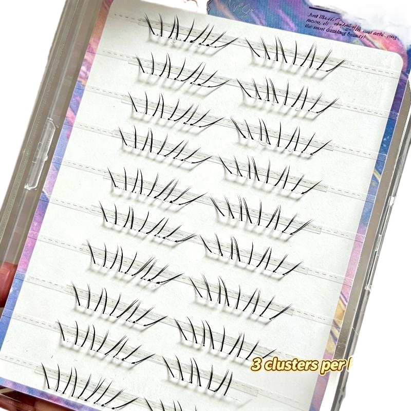1 Set Bulu Mata Palsu Bawah Mo - Eyelash Extension Cluster ulasan dan harga