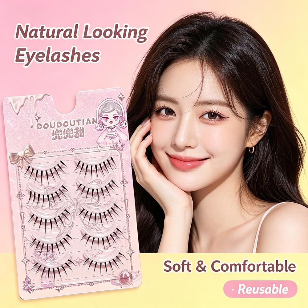 5 Pasang Bulu Mata Palsu Alami - Eyelash Extension Japanese Style ulasan dan harga