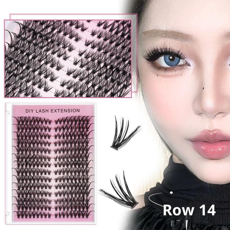 20pcs DIY Bulu Mata Palsu Ekst - Eyelash Extension Cluster ulasan dan harga