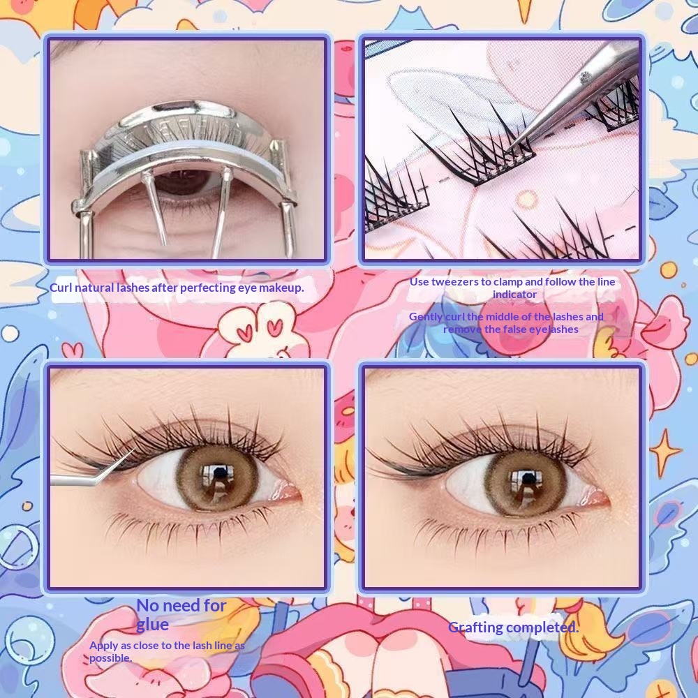 120 Cluster Tidak Perlu Lem Bu - Eyelash Extension Glue For Sensitive Eyes ulasan dan harga
