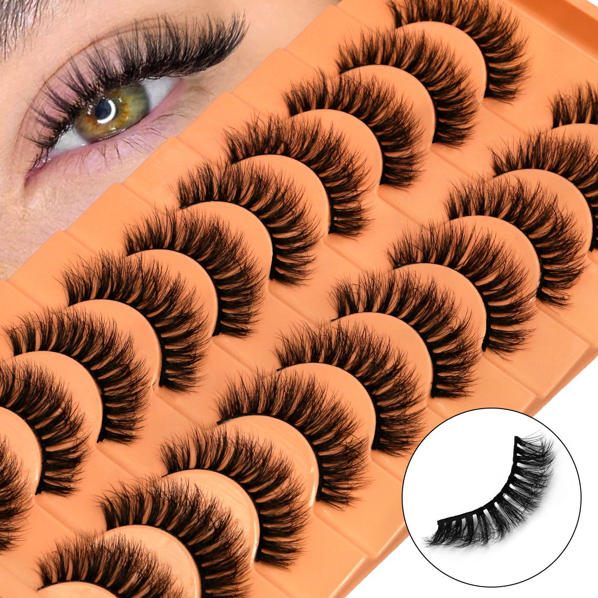 10 Pasang Bulu Mata 6D Faux Mi - Faux Mink Lash ulasan dan harga