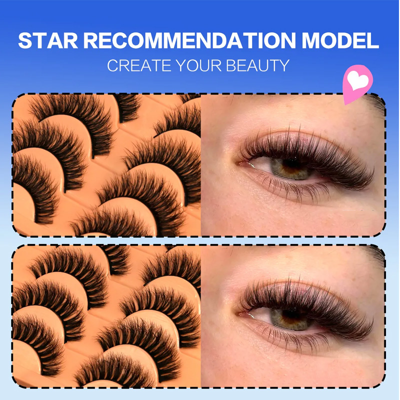 10 Pasang Bulu Mata 6D Faux Mi - Faux Mink Lash ulasan dan harga