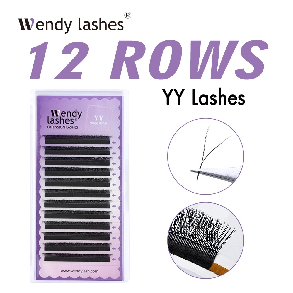 WENDY 2D YY Bentuk C/D Ekstens - Eyelash Extension For Asian Eyes ulasan dan harga