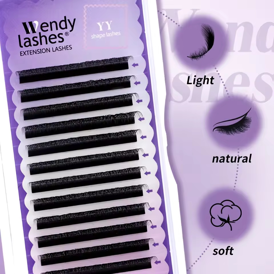 WENDY 2D YY Bentuk C/D Ekstens - Eyelash Extension For Asian Eyes ulasan dan harga