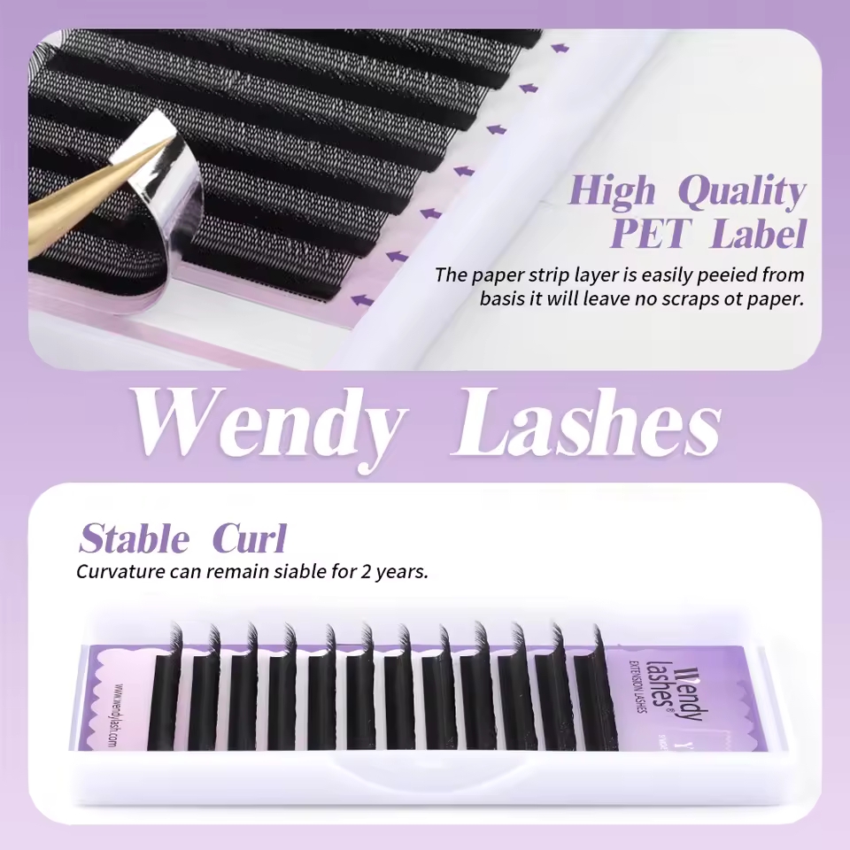 WENDY 2D YY Bentuk C/D Ekstens - Eyelash Extension For Asian Eyes ulasan dan harga