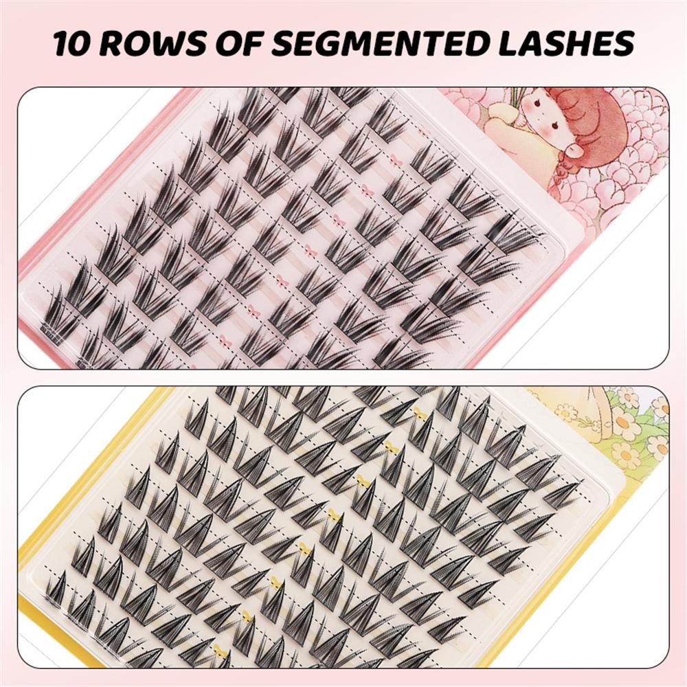 60/100Pcs Bulu Mata Alami Fair - Eyelash Extension Wispy Look ulasan dan harga