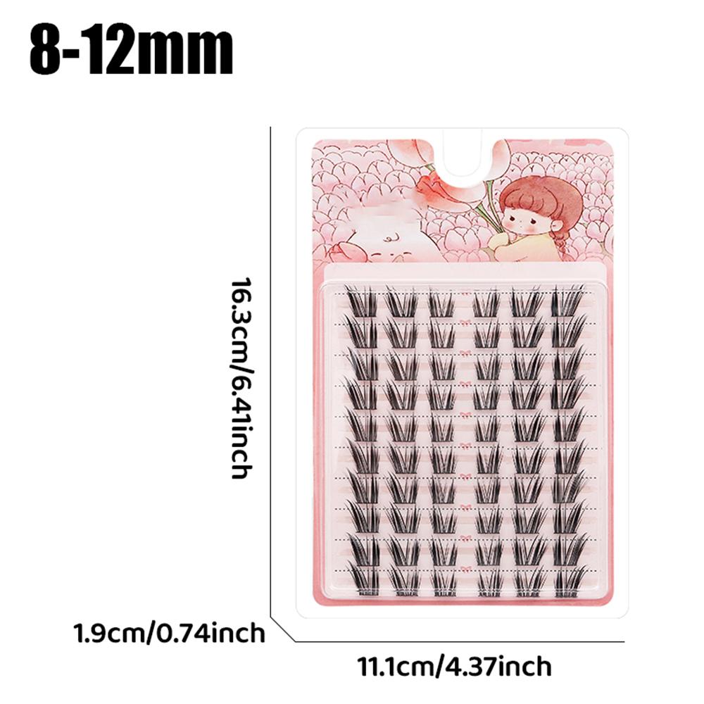 60/100Pcs Bulu Mata Alami Fair - Eyelash Extension Wispy Look ulasan dan harga
