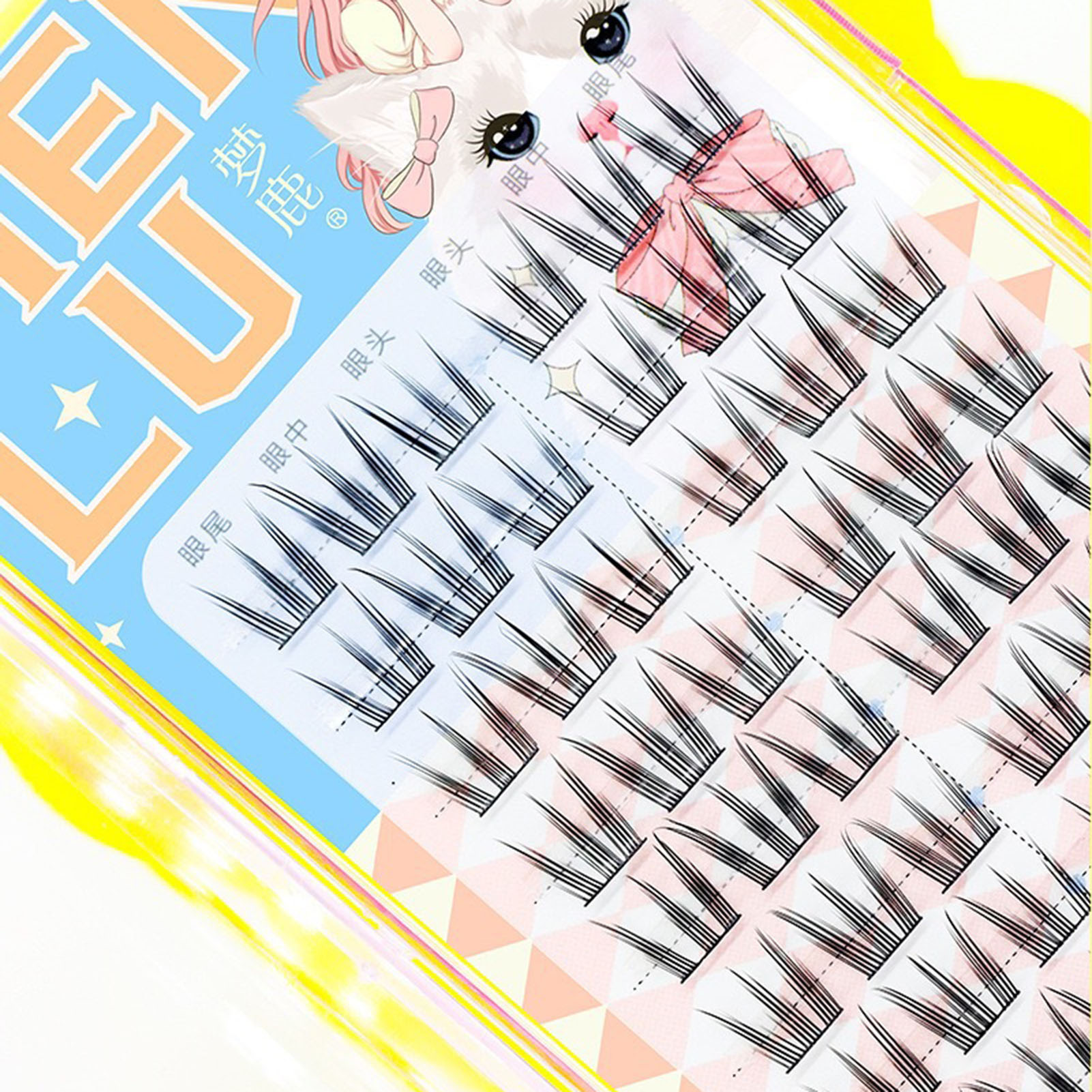 10 Baris Bulu Mata Palsu Bunga - Eyelash Extension In Chinese ulasan dan harga