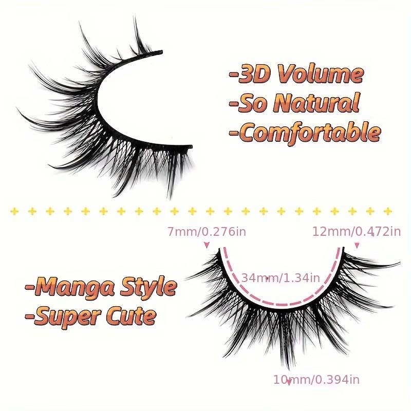 5 Pasang Bulu Mata Palsu Anime - Eyelash Extension Japanese Style ulasan dan harga