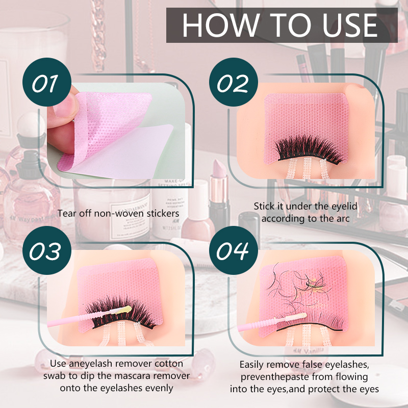 40 Buah Bantalan Katun Penghil - Eyelash Extension Cleaning ulasan dan harga