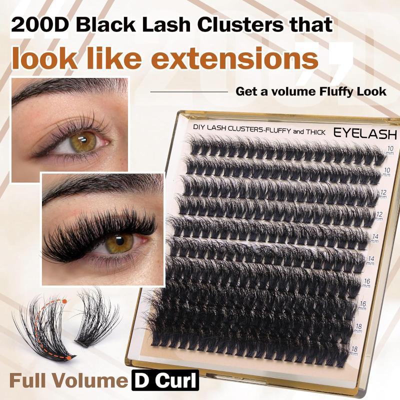 Bulu Mata Tebal Lembut Baru, C - Eyelash Extension Cluster ulasan dan harga