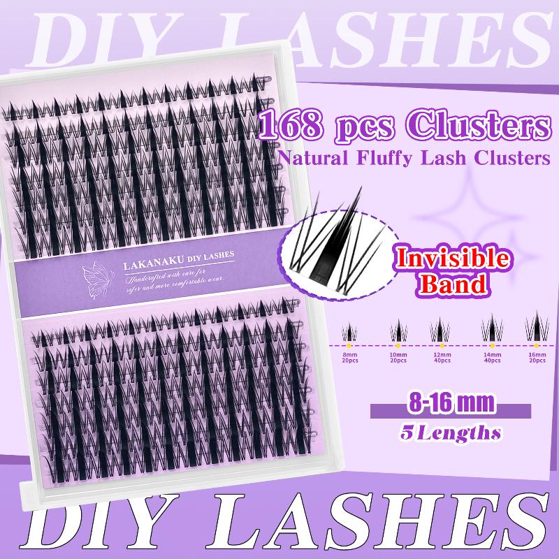 Bulu Mata Alami, Cluster Indiv - Eyelash Extension Cluster ulasan dan harga