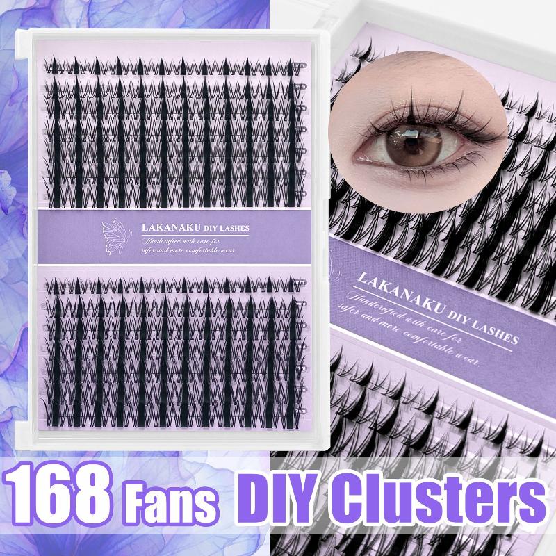 Bulu Mata Alami, Cluster Indiv - Eyelash Extension Cluster ulasan dan harga