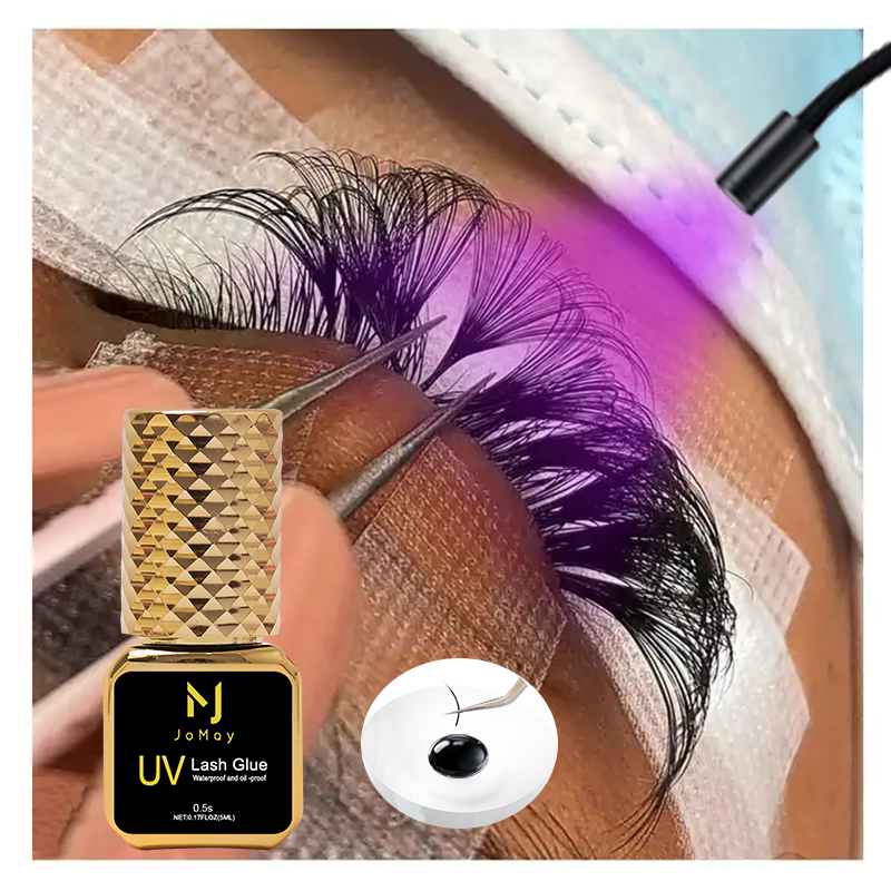 Lem Bulu Mata JOMAY Black UV 0 - Eyelash Extension Glue For Sensitive Eyes ulasan dan harga