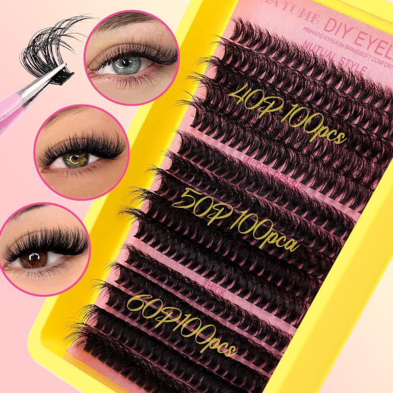 Kit Bulu Mata Cluster, Bulu Ma - Faux Mink Lash ulasan dan harga