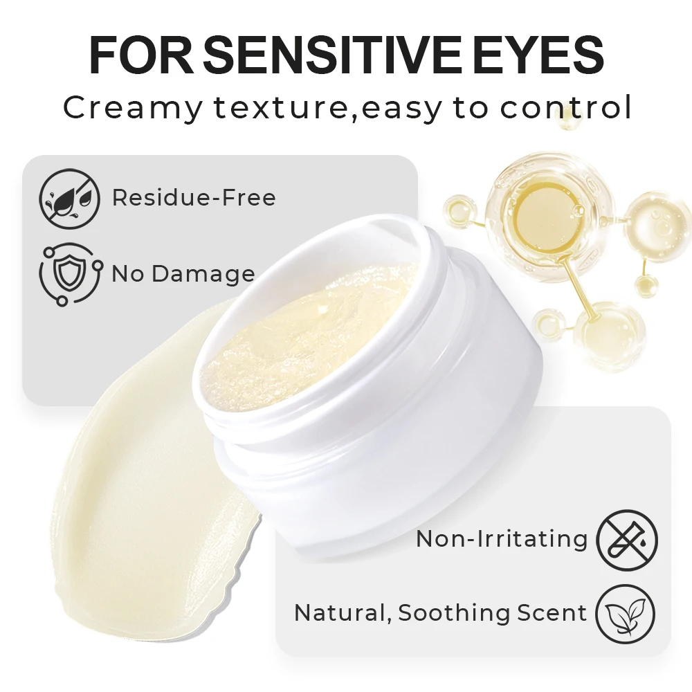 Gollee 5/10 PCS Krim Penghilan - Eyelash Extension Glue For Sensitive Eyes ulasan dan harga