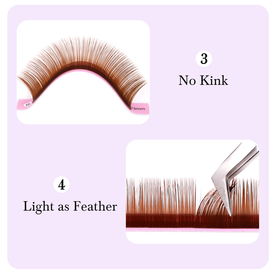Ekstensi Bulu Mata Coklat Tua  - Lash Tile Palette ulasan dan harga