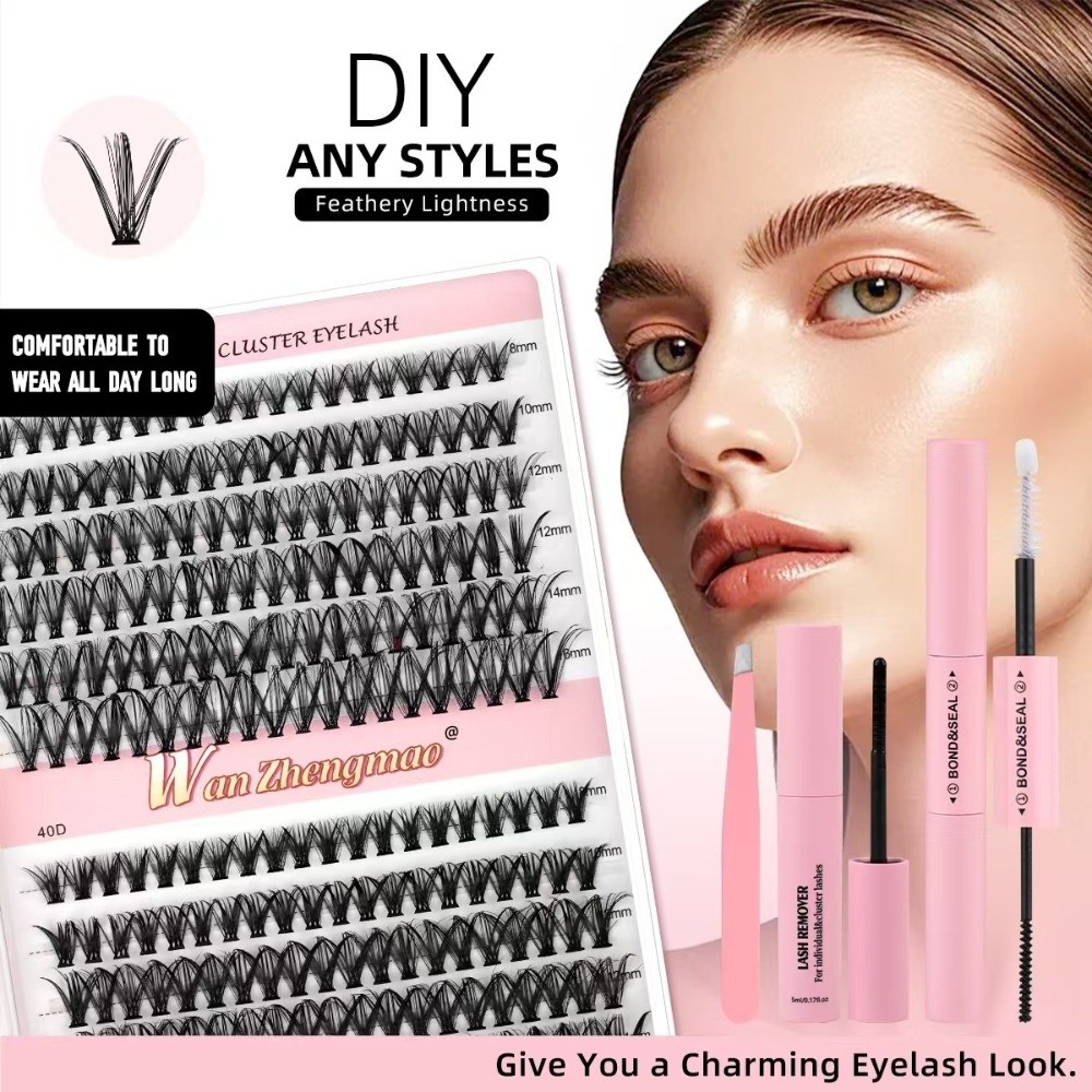 Bulu Mata Palsu Panjang 8-16mm - Eyelash Extension Cluster ulasan dan harga