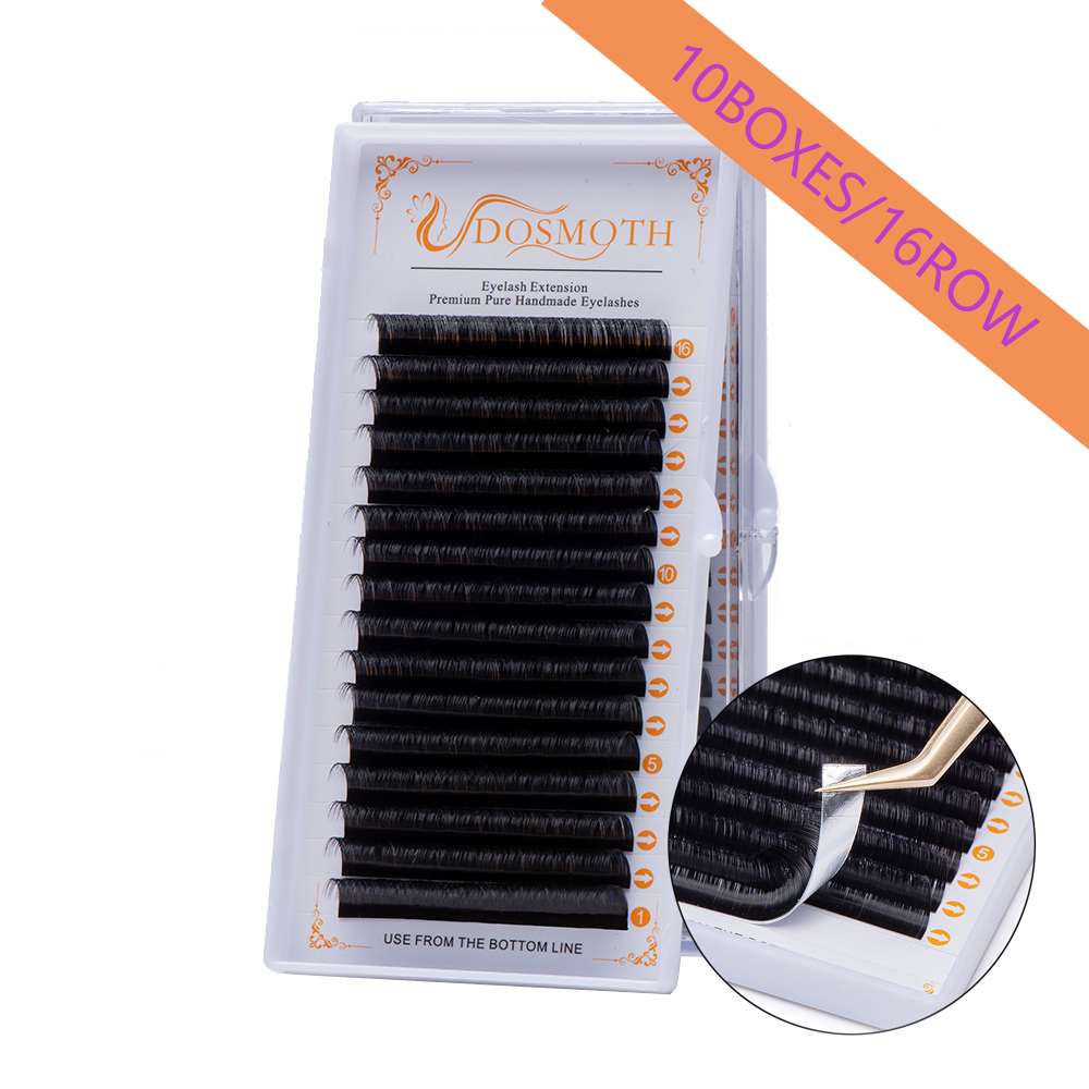 DOSMOTH 10 kotak 16 baris 7-16 - Eyelash Extension For Asian Eyes ulasan dan harga