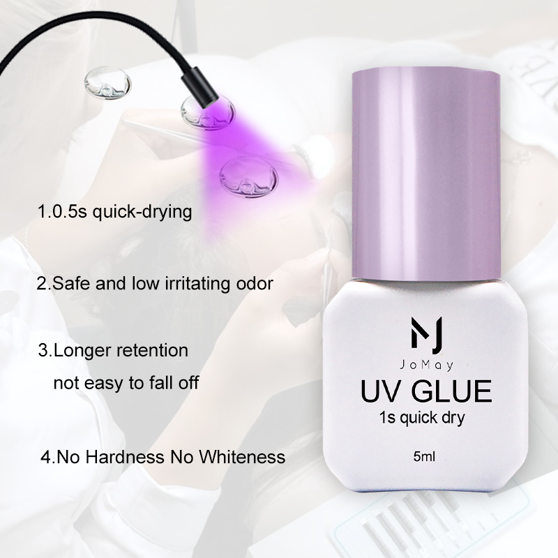 JOMAY lem UV 0.5S lem bulu mat - Eyelash Extension Glue For Sensitive Eyes ulasan dan harga