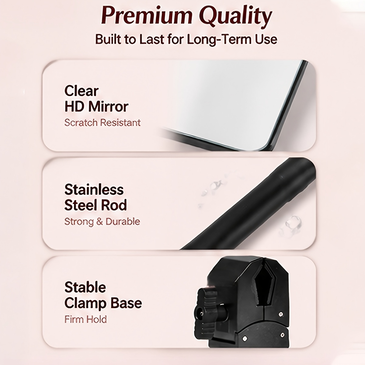 3Pcs Set Cermin Ekstensi Bulu  - Lash Tile Palette ulasan dan harga