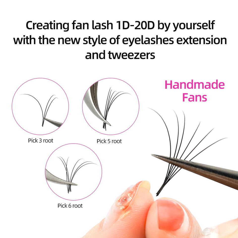 RUJADE 5 kasus/Lot ekstensi bu - Eyelash Extension For Asian Eyes ulasan dan harga