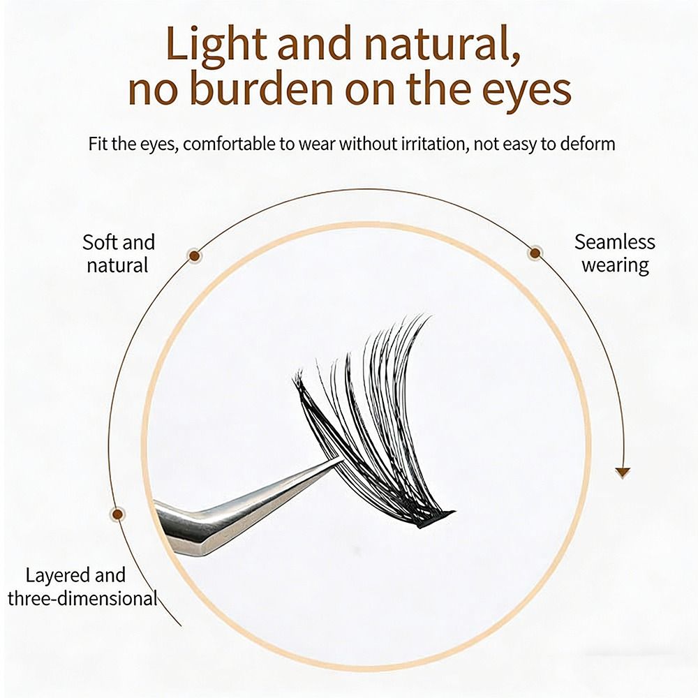 Bulu Mata Palsu Natural Look W - Eyelash Extension Wispy Look ulasan dan harga